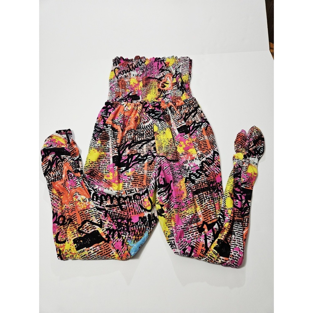 Womens Jolie And Joy Rompers/Jumsuit Size Medium Comic Multicolor With Love FTC - Picture 7 of 8